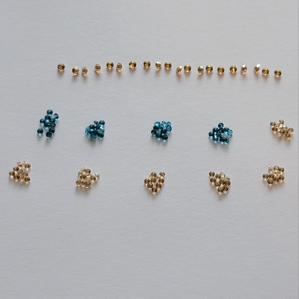 Origami Owl Stardust Limited Edition Crystals - 120 pc mixed "Sand & Ocean"